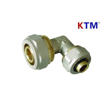 Brass Pipe Fitting - Reducing Elbow (tubing, plumbing laser pex-al-pex pipe fitting)